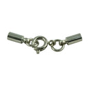 24 Sets Cord Crimp End Caps for Necklace Bracelet Ropes Cord Connector DIY