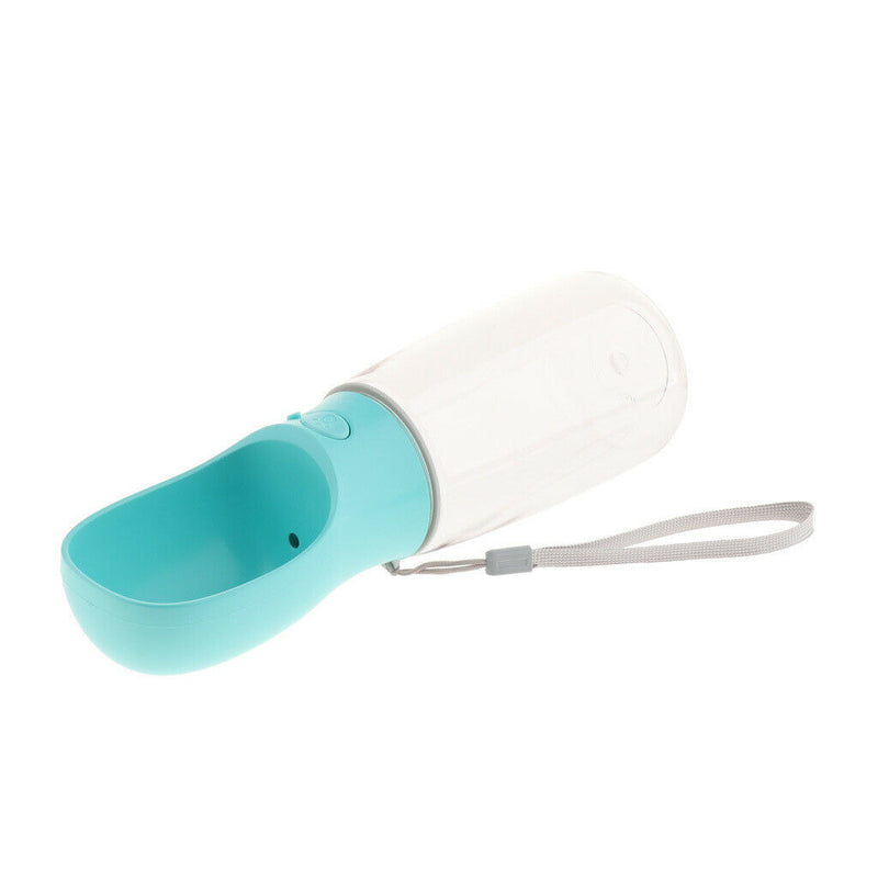 550ml Dog Travel Outdoor Water Drinking Bottle for Outdoor Hiking blue