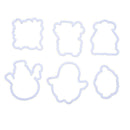 Silicone Stamp+Metal Cutting Dies Stencil Frame Scrapbook Christmas Xmas
