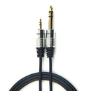 3.5mm to 6.5mm Adapter Jack Audio AUX Cable for Mixer Amplifier Guitar Male