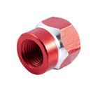 4 Red Hex Aluminum Alloy Wheel Tire Pressure Air Stem Valve Caps for Auto-C