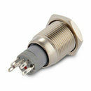 16mm 12V Red LED On/Off Push Buttons Switch for Car Auto Boat