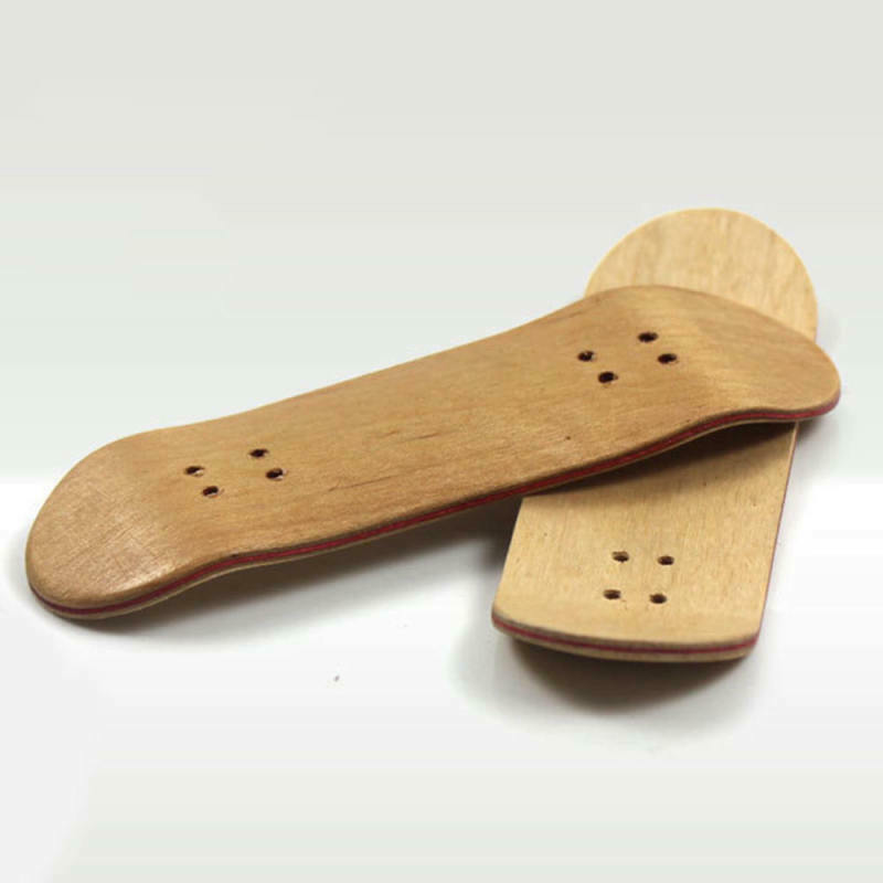 New Complete Wooden Fingerboard Finger Skate Board Grit Box Foam Tape New