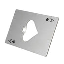 Playing Card Ace of Spades Poker Bar Tool Soda Stainless Steal Beer Bottle G1Y4