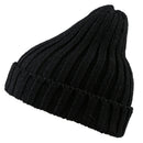 Men Wool Warm Ski Wool Hat in Winter (black) M8R8