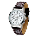 Nary Watch Leather Men Watch Mens Sport Watch Japanese Quartz Movement 30M