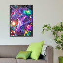 5D DIY Full Drill Diamond Painting Colorful Horse Cross Stitch Embroidery