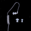 3.5mm Mono Acoustic Tube Earpiece Headset Earbud for Security Guard System