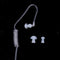 3.5mm Mono Acoustic Tube Earpiece Headset Earbud for Security Guard System