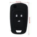3 Button Silicone Car Key Fob Cover Case For Opel Astra Mokka Corsa Insignia
