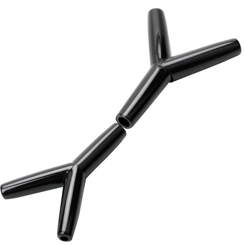 Y-shape Aquarium Tank Hose Coupling 4mm Diameter Air Line Connector 20pcs