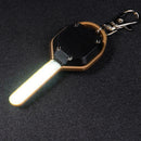 Mini COB LED Flashlight Mini Key Shape Outdoor Keychain Lamp Torch Light