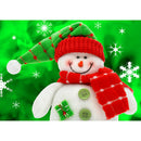 Smile Snowman Full Round Drill Diamond Painting 5D DIY Embroidery Set Craft