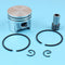 38Mm Piston & Rings 10Mm Pin Needle Bearing Kit Fit For Stihl Ms180 018 180