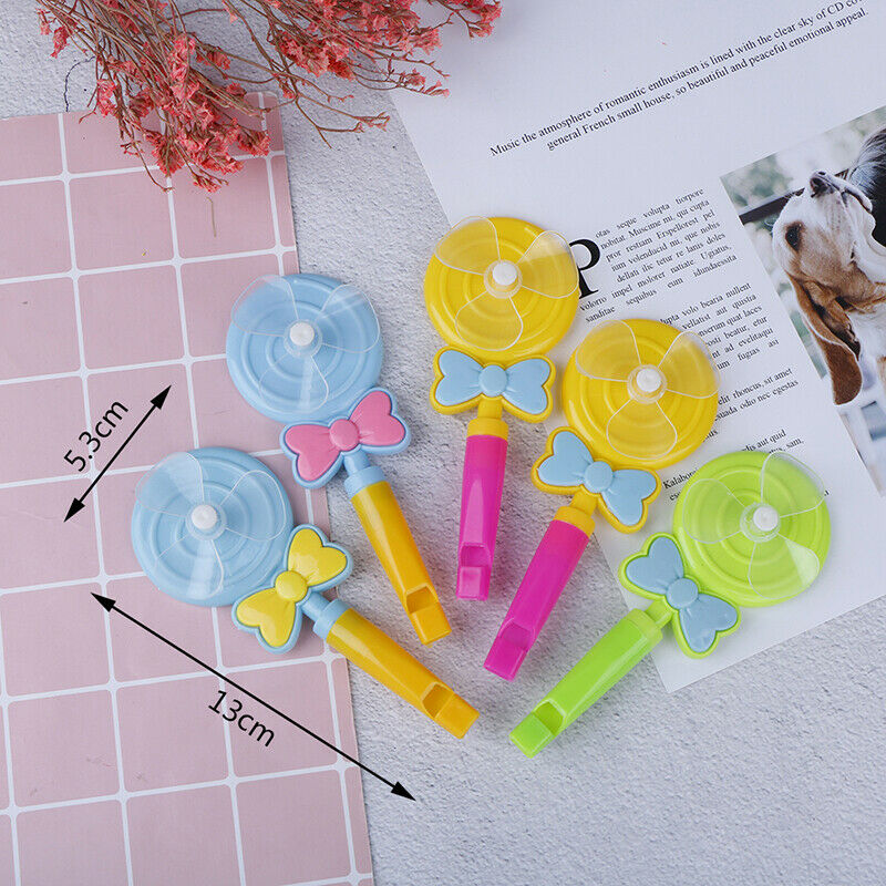 5Pcs kid birthday Party favor lollipop windmill giveaway party decoration sup BX