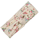 4 Pack Women's Headbands Elastic Turban Head Wrap Floal Style Hair Band