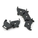 5x CR2032/CR2025 Half-Round Battery Coin Button Cell Socket Holder Case Black Gw