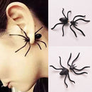 Fashion Women Earings Black Spider Earrings Chic Two Parts Ear Stud EaringFD-TOC