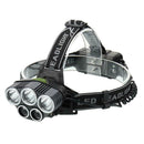 3x T6+2x XPE LED Headlight 6 Modes Rechargeable Head Lamp Torch Flashlight
