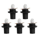 5pcs 1.4W T5 Halogen Car Gauge Bulbs for Interior Instrument Light Black