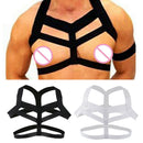 2/pack Sexy Men Stretch Chest Strap Body Harness Bandage Clubwear Costume