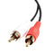 3.5mm AUX Male to 2 RCA Female Splitter Cable Stereo Audio AV Adapter Cord 1Pc