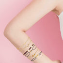 6pcs/set Star Moon Bead Love Bracelet Women Rope Chain Party Jewelry Gifts