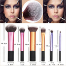 6pcs New Technique Make up Brushes Core Collection/Travel Essential/Sta MHI