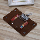 Portable Keychain Pouch Bag Wallet Card Case Purse Keyring Key Holder Keyfob New