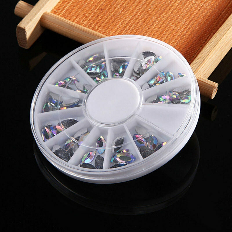 New Nail Art Decoration Phone Paste Drill Round Diamond Rhinestones HXK