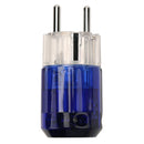 P-037E Platinum Plated Male EU Power Plug Connector C037 IEC Plug Newest Useful