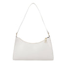 Fashion Pure Women Handbag Leather Female Small Shoulder Tote Bag (White)