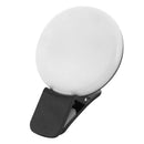 Mini Q Selfie Ring Light Flash LED USB Clip Mobile Phone Fill Lamp (Black) A