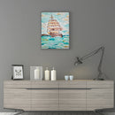 5D DIY Diamond Painting Kits Sailboat Full Round Drill Handicrafts Decor