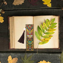 DIY Special Shaped Diamond Painting Leather Tassel Bookmark Creative Gift