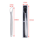 1X Tongue Scraper Reusable Stainless Steel Oral Fresher Cleaner Brush for K 3c
