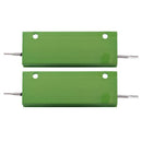 100W 4 Ohm Screw Tap Mounted Aluminum Housed Wirewound Resistors 2 Pcs F1U8