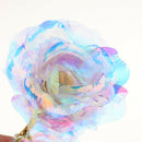 Artificial Plastic Rose Flower Handcrafted Long Stem Flowers Valentines Gift