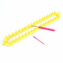 3pcs/Set Knitting Kit Weaving Loom Plastic Pompom Sock Scarf Long Handle DIY Nw