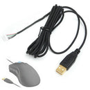 Usb Cable Mice Line For Razer Deathadder Hex Molten 2012 Approx. 2.1M 5 Wir A7J5