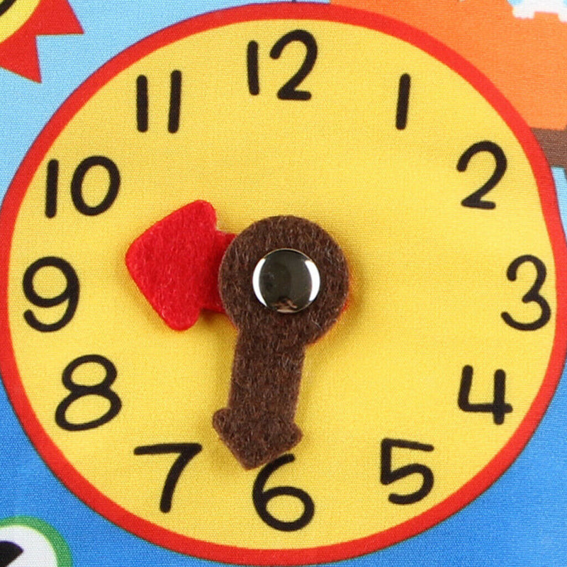 Kid Toddler Learn To Practice Zip Snap Lace Buckle Button Tie Education Book