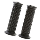 Black 22mm 0.87" ATV Dirt Motorcycle Hand Grips Handle Bar for Motorcycle