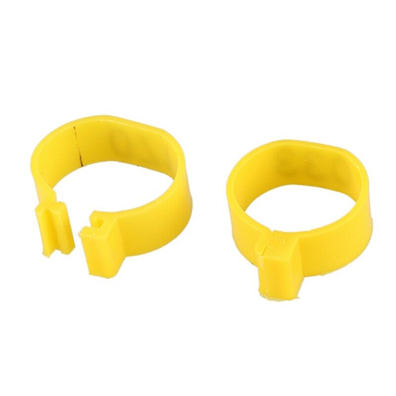 100Pcs 001-100 Numbered Leg Bands 18mm Rings for Clip On Poultry Hens Chick
