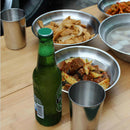 Stainless Steel Cups Tumbler Glasses - Premium Pint Cups - Set of 6 - Stackable