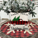 4pcs Christmas Pillowcase Printed Pattern Linen Home Cushion Pillow Cover