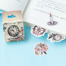 46pcs/box Stamp Boxed Stickers DIY Scrapbooking Paper DecorationSEAU