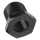 Universal Threaded Oil Filter Connector Adapter Car Modification Parts Black