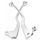 1 Pair Motorcycle Clutch Brake Lever Handle For Yamaha Yz80 Yz125 It200 Tw2 R6Z9