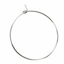 100 Pcs Wine Glass Charm Rings/Earring Hoops 40x35mm L9N1