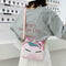 Sequins Animal Shaped Shoulder Handbags Women Crossbody Bags (Light Pink)